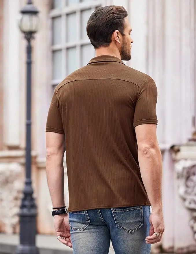 2024 New Mens Casual Wrinkle